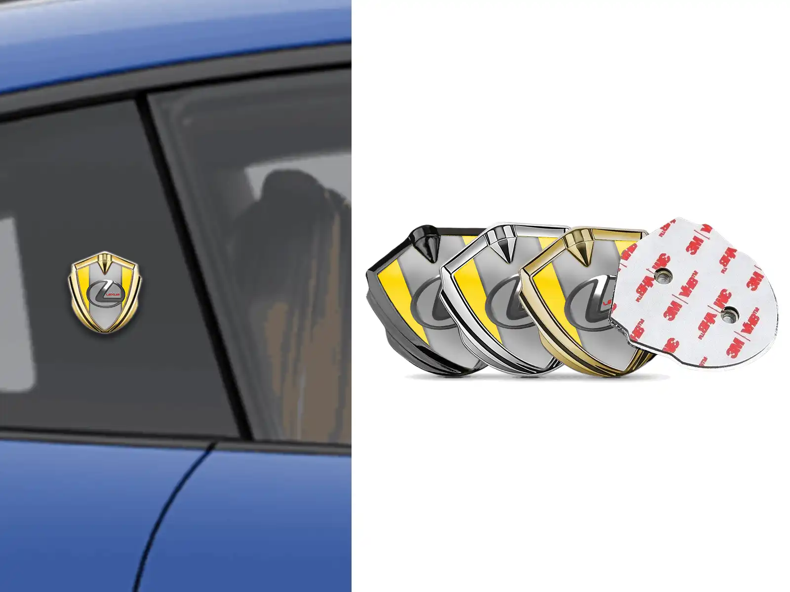 Lexus Auto Logo Abzeichen Pro Stil Edelstahlkante